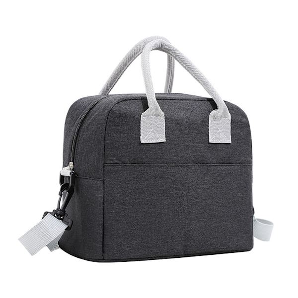 Frokosttaske Student Termisk Madkasse SORT black