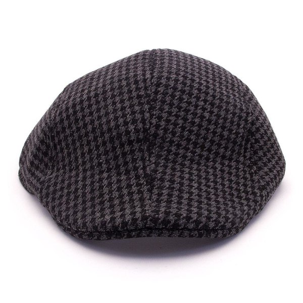 Flat Cap / Gatsby / Gubbkeps Rutig - Olika färger gray