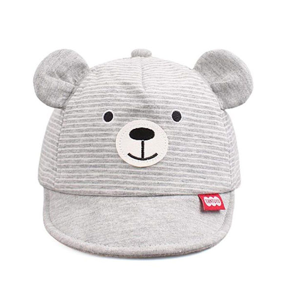 Baby cap caps baby gutter caps UV-beskyttelse grå