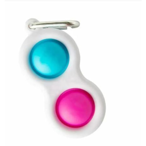 Pop It Sormilelu CE-hyväksytty Sensory Simpl Dimpl - Avaimenperä