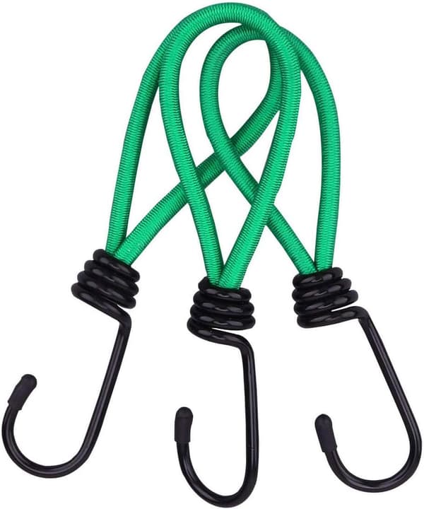 12 kpl bungee-koukku, pressu bungee-koukku joustavat bungee-narut leirintään