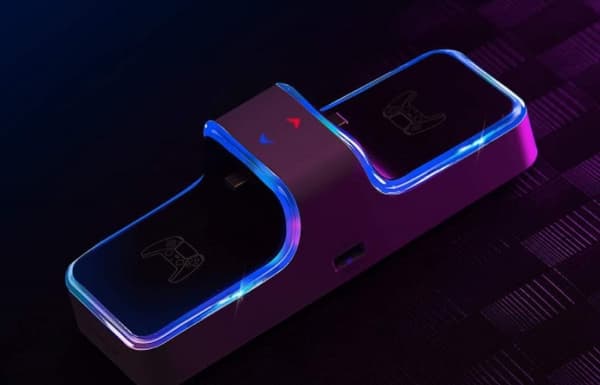 PS5-kontrolllader - LED-indikator for fulladet