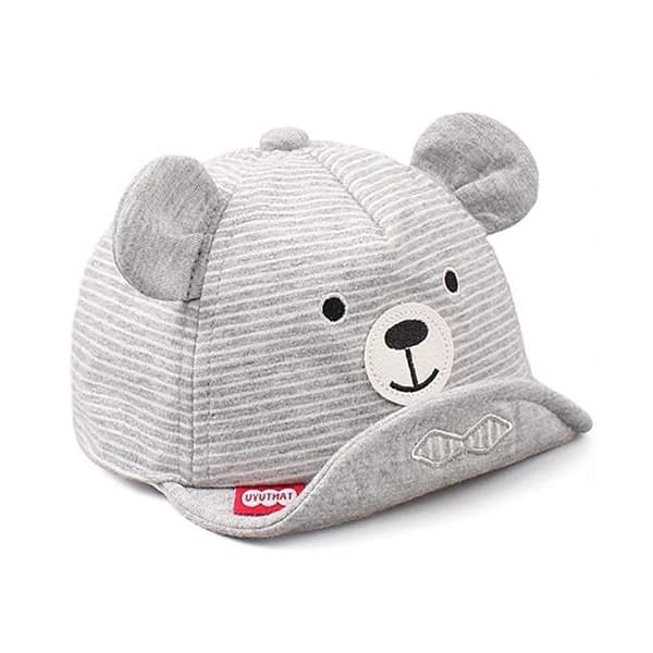 Baby cap caps baby gutter caps UV-beskyttelse grå