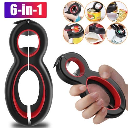 Purkkiavaaja - Pullo- ja purkkiavaaja 6-in-1 Multi Function Twist