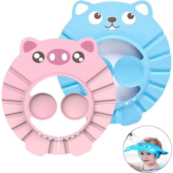 Baby Bade Hætte, Baby Badehat, Justerbare Visir Badehatte, Bab