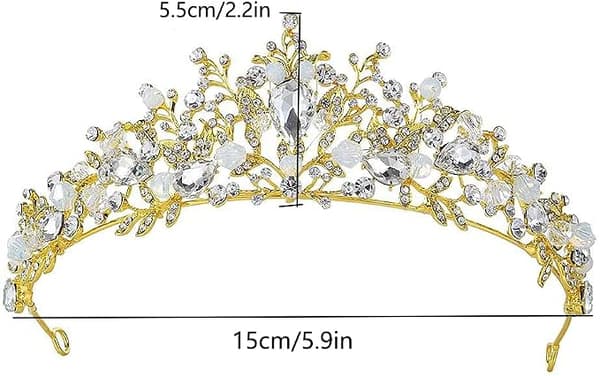 Tiara krone, strass tiara, krystalltiara, krone krystall tiara