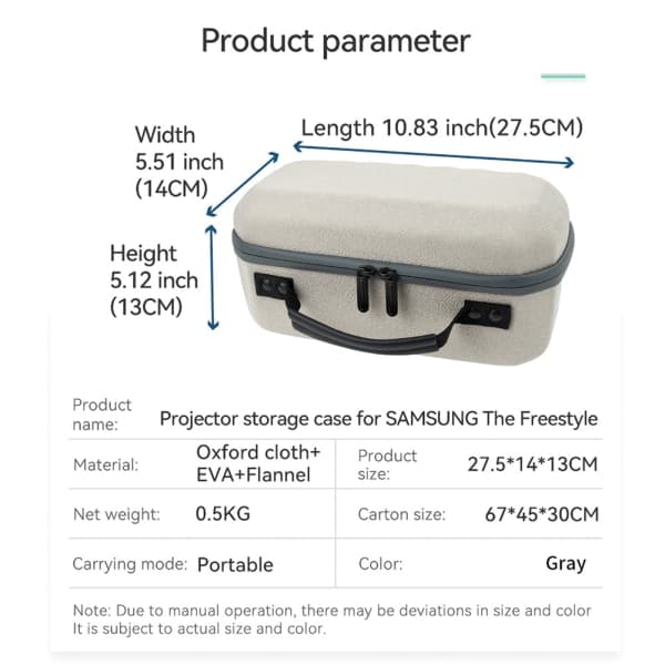 Samsung The Freestyle Projektor Hårdt Etui - The Freestyle 360°