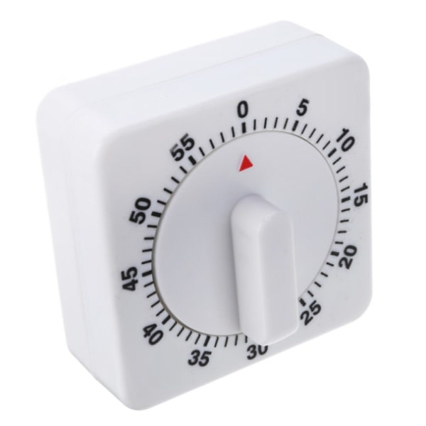 Kök Liten Kvadratisk Timer 60 Minuter Timer Påminnelse Mekanisk