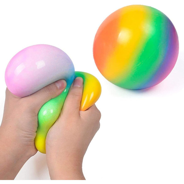 Jätte Stressboll - Anti Stress Sensorisk Boll Klämleksak för Vuxna och Barn - Lämplig för Hem och Kontor (7cm)