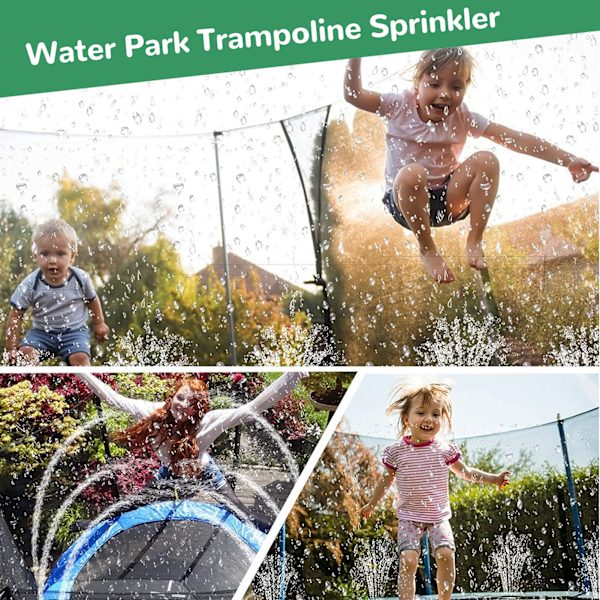 15m Utomhus studsmatta Sprinkler Justerbar Heavy Duty Waterpark Sprinkler Roliga Sommar Tillbehör Blå