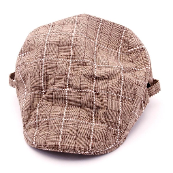 Flat cap ternet - Flere farvevalg brown