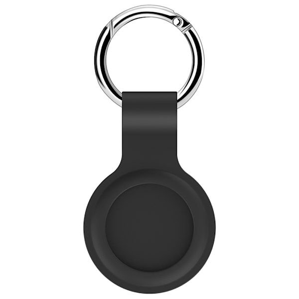 Apple AirTags Kotelo Suojus Seuranta Lompakko Silikoni Avaimenperä Avainrengas Grey