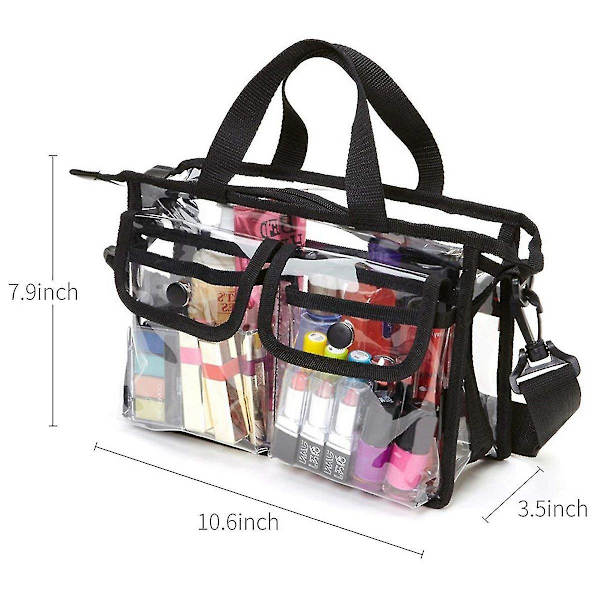 Läpinäkyvä - Olkalaukku, toilettilaukku Izer Wash Bag - Stadionhyväksytty lompakko
