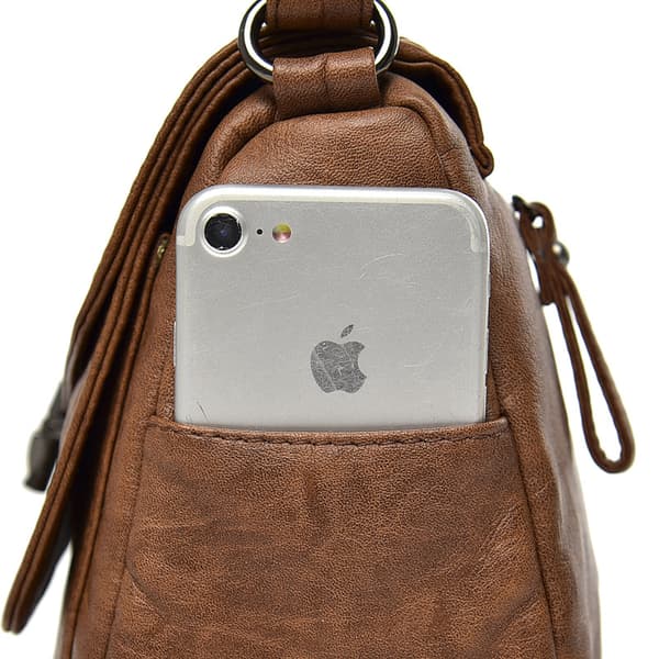Temperament Blødt Læder Populær Retro Crossbody Mode Taske