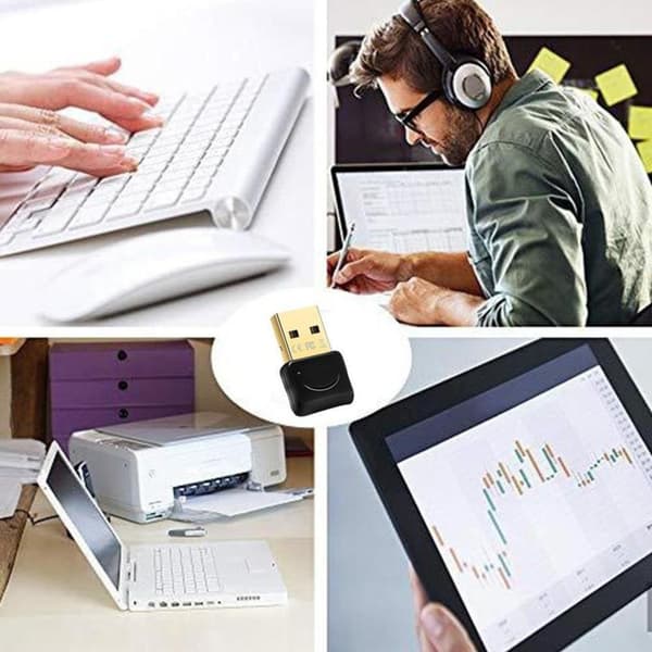 USB Bluetooth 5.0 Sender Mottaker Lydadapter AUX TV 3,5m