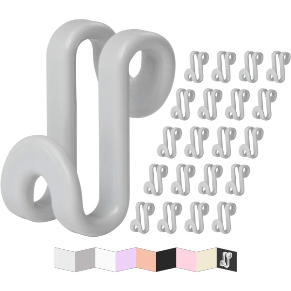 Bøjleforbindelseskrog, tøjbøjle, bøjleforlængerclips, H