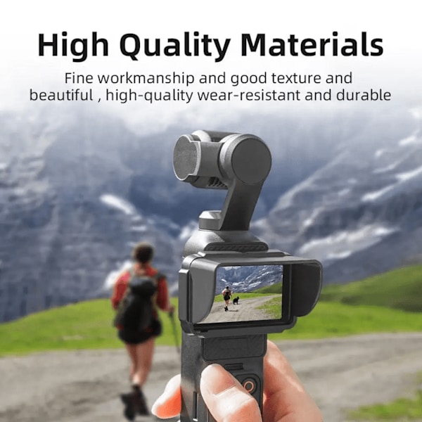 Solskydd för DJI Osmo Pocket 3 Skärm Solskydd Huva Skydd Anti-bländning