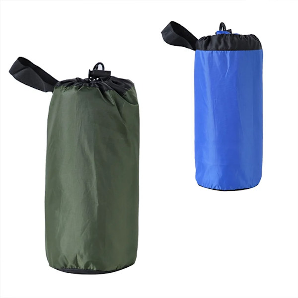 Regnrock, poncho, vattentät regnponcho för utomhus med fickor för campingvandring, män och kvinnor (blå)