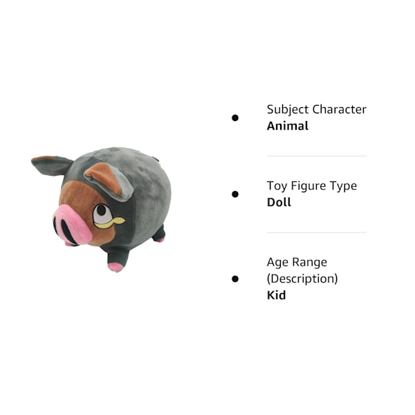 Lechonk Plysch Leksak Söta Anime Gris Djur Plysch, Lechonk Plysch Kudde för Barn Pojkar Dockor Flickor Födelsedagspresent Heminredning