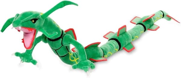 80cm Grön Rayquaza Dragon Plyschdocka Fylld Dockleksak