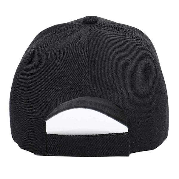 Sort Kasket Sport Strapback Velcrospænde