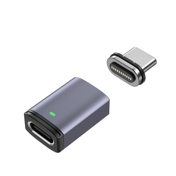 100W Magnetisk USB Type-C Adapter for MacBook Pro Air M1, Hurtiglader for Laptop, USB C Magnet for Samsung