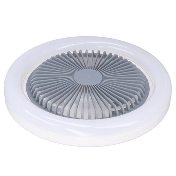 Dioche Loftventilator Lampe Lys Loftventilator E27 30W Støjsvag Justerbar LED Ventilatorlampe til
