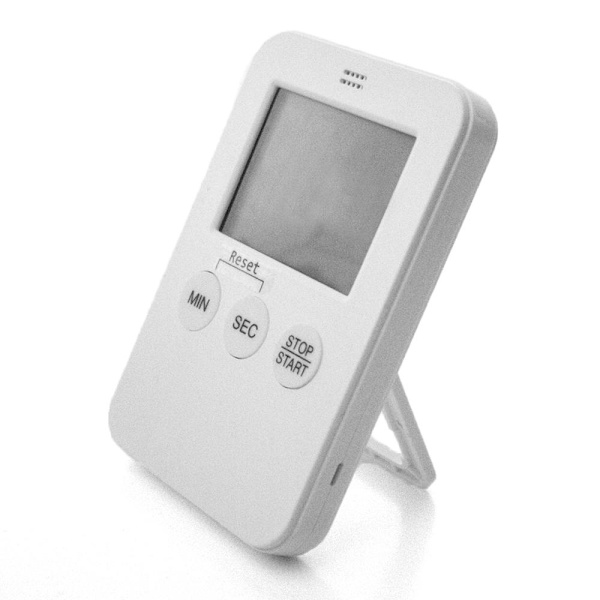 Digital Timer med Magnet & Støttefod - Køkkenur
