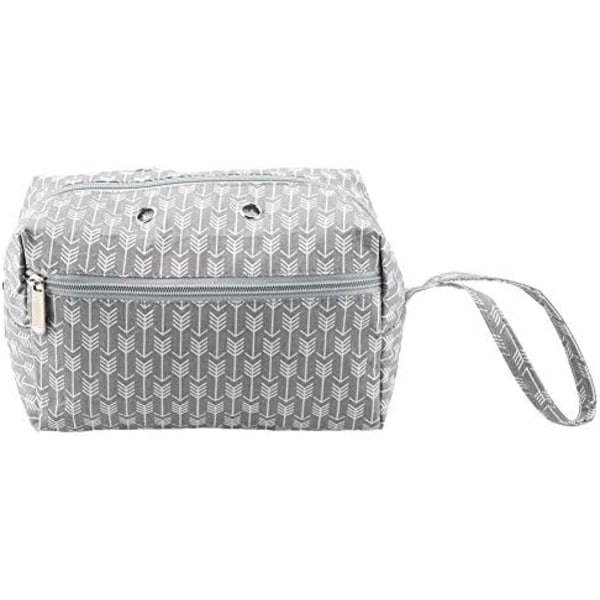Uldpose Garnholder Strikkepinde Hæklenåle Etui til Korsstingsbroderi Sy Tilbehør 21*12,5*12,5 cm