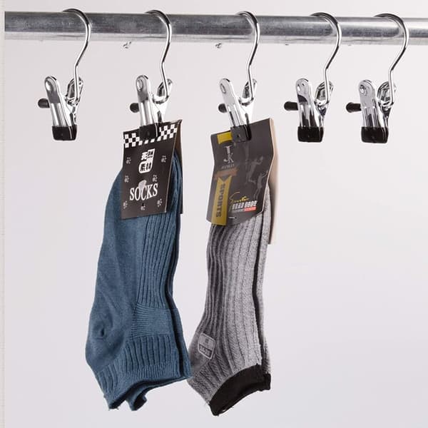 10-pack stövelkrokar - metall - halkfri - 360° rotation - för kläder, halsdukar, mössor - HARRY