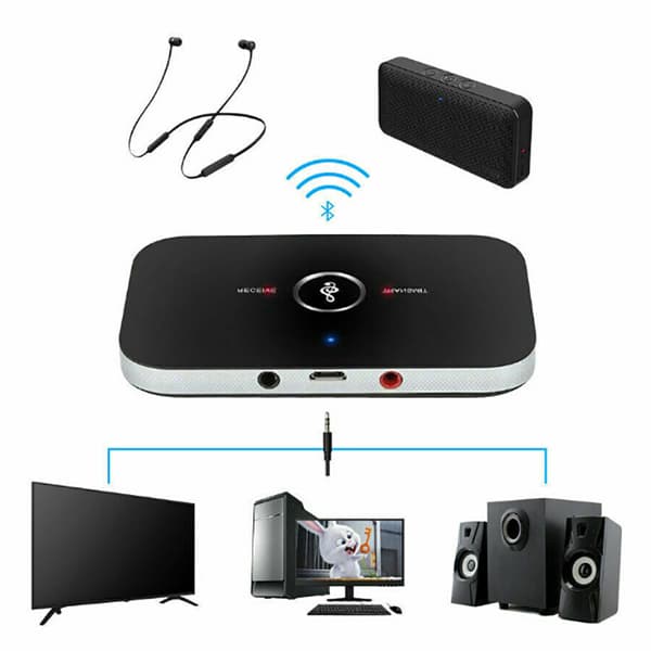 2-in-1 Bluetooth Lähetin ja Vastaanotin Langaton TV Stereo o Adapteri