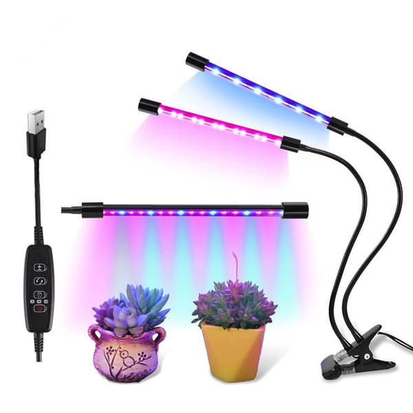 Plantelampe / Vekstlampe med 40 LED vekstlys