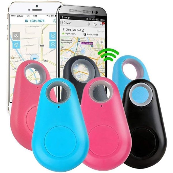 6 dele Bluetooth Nøglefinder, Trådløs Nøglefinder
