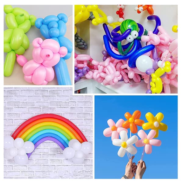 Magic Balloons 200 pcs, Long and Shapeable for Animals, Weddings, Birthdays and Parties