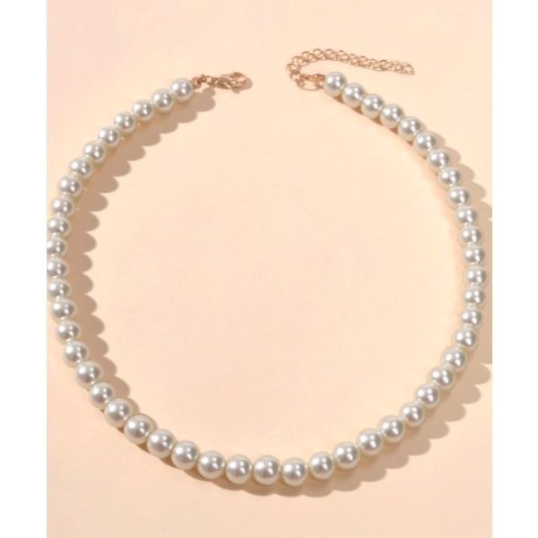 Pearls Design Halsband NYHET LOVE UNIKA FASHION gul