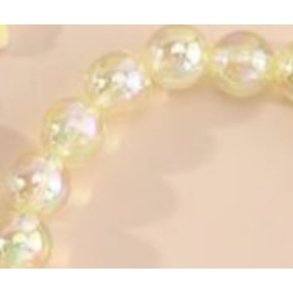 Pearls Design Halsband NYHET LOVE UNIKA FASHION gul
