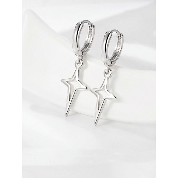 öppna silver stjärnor NEW IN! ÖRHÄNGE UNISEX