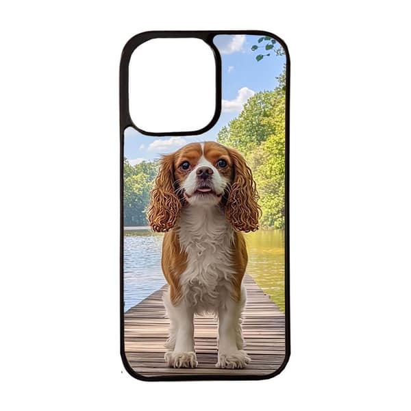 Hund Cavalier King Charles Spaniel iPhone 15 Plus Mobiltelefon Skal