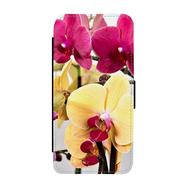 Orkideer Blommor iPhone 12 Mini  Flip Mobilfodral