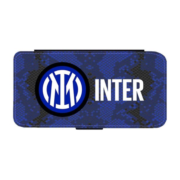 Inter Milan 2021 Logo iPhone 15 Pro Flip Mobilfodral