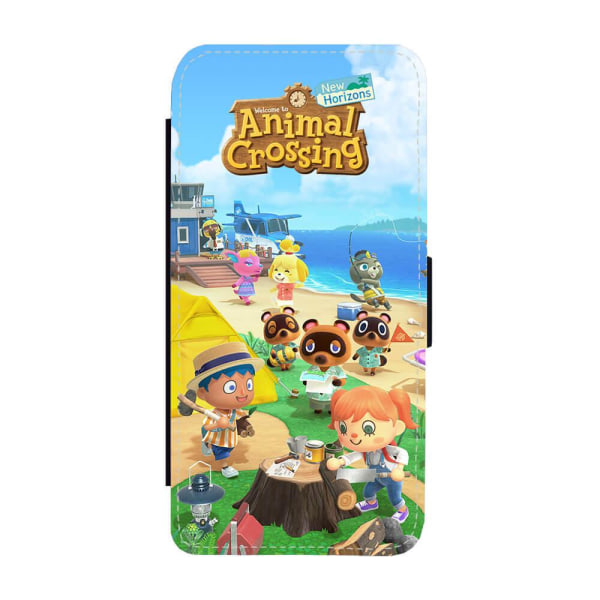 Animal Crossing New Horizons Samsung Galaxy A34 5G Plånboksfodra multifärg