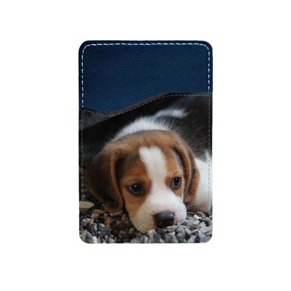 Beagle Valp Självhäftande Korthållare För Mobiltelefon multifärg one size