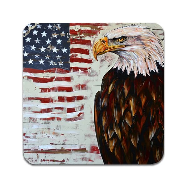 4 ST USA Flagga Underlägg