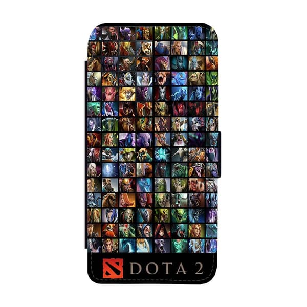 Dota 2 Heroes iPhone 16 Flip Mobilfodral