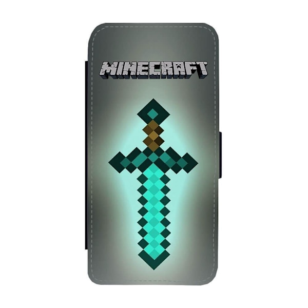 Minecraft Diamantsvärd iPhone 13 Flip Mobilfodral