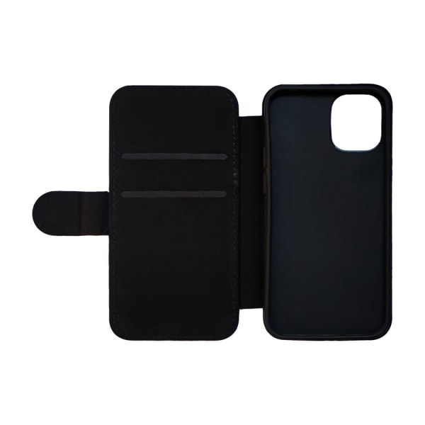 Svart Labrador iPhone 12 Mini Plånboksfodral multifärg