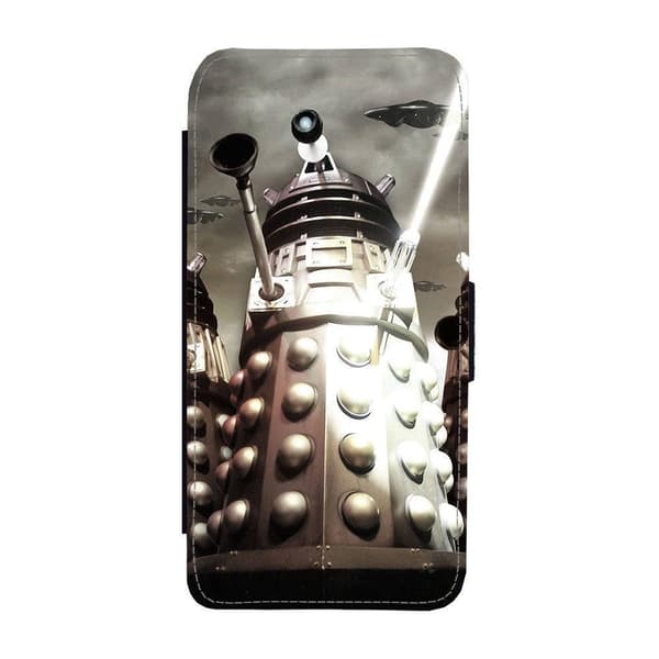 Doctor Who Dalek iPhone 13 Pro Max Flip Mobilfodral