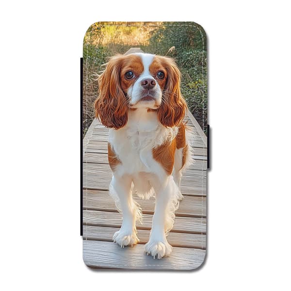 Hund Cavalier King Charles Spaniel iPhone 17 Pro Max Flip Mobilfodral