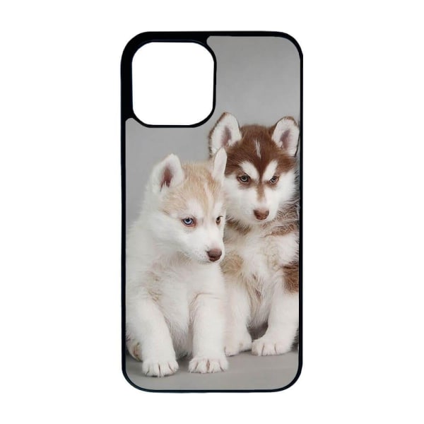 Siberian Husky Valp iPhone 15 Plus Skal multifärg