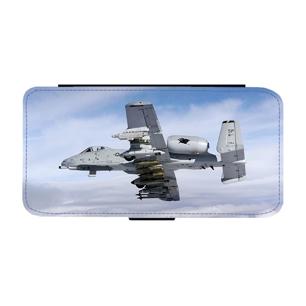 A-10 Thunderbolt II Jaktbombplan iPhone XR Flip Mobilfodral